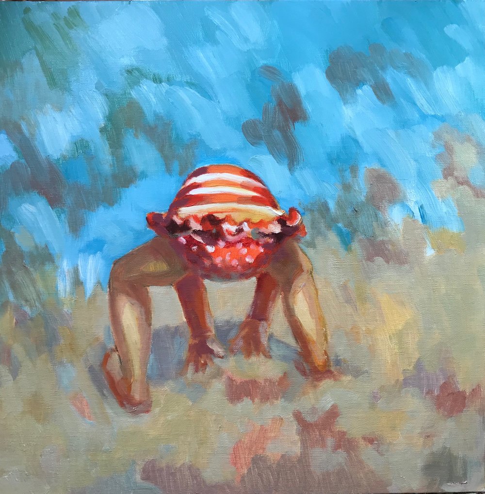 Crab legs oil, 12 x 12