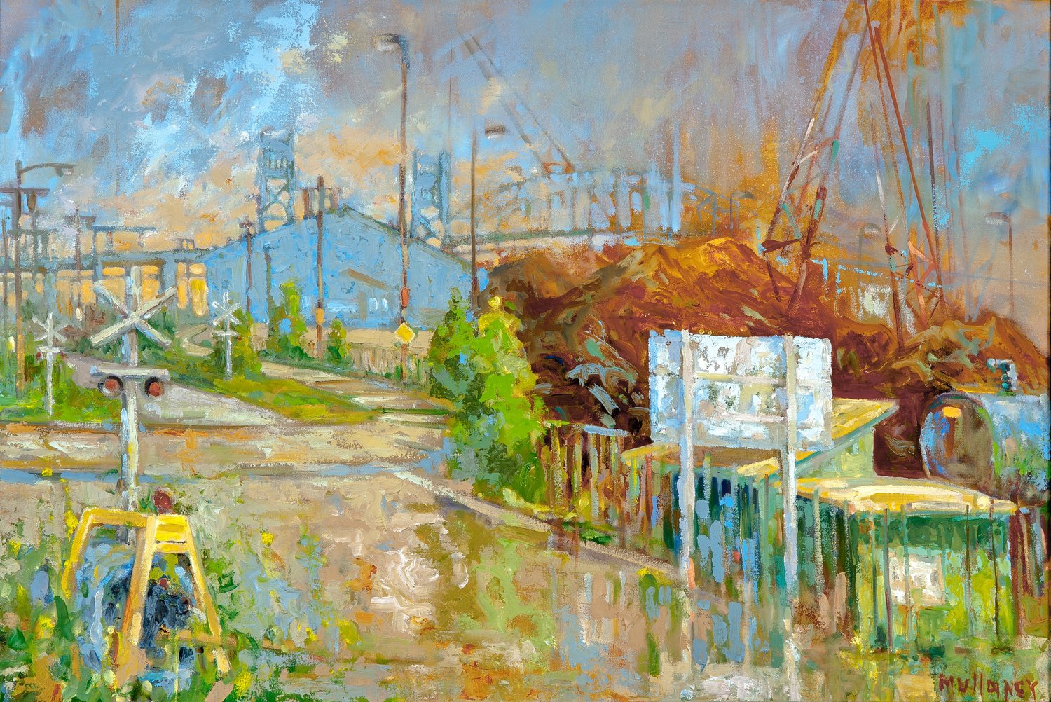 The Crossroads, oil, 40 x 30