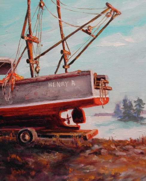Henry A, acrylic, 9 x12