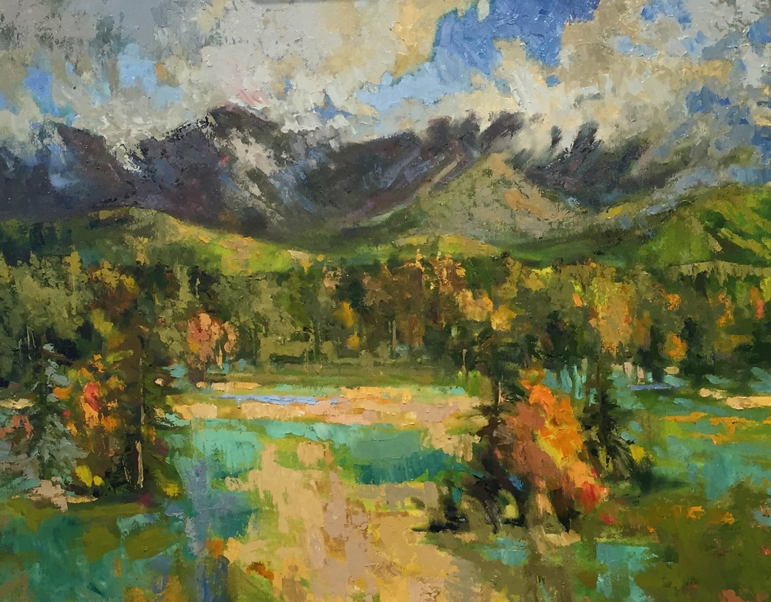 Mt Washington, oils, 22 x26