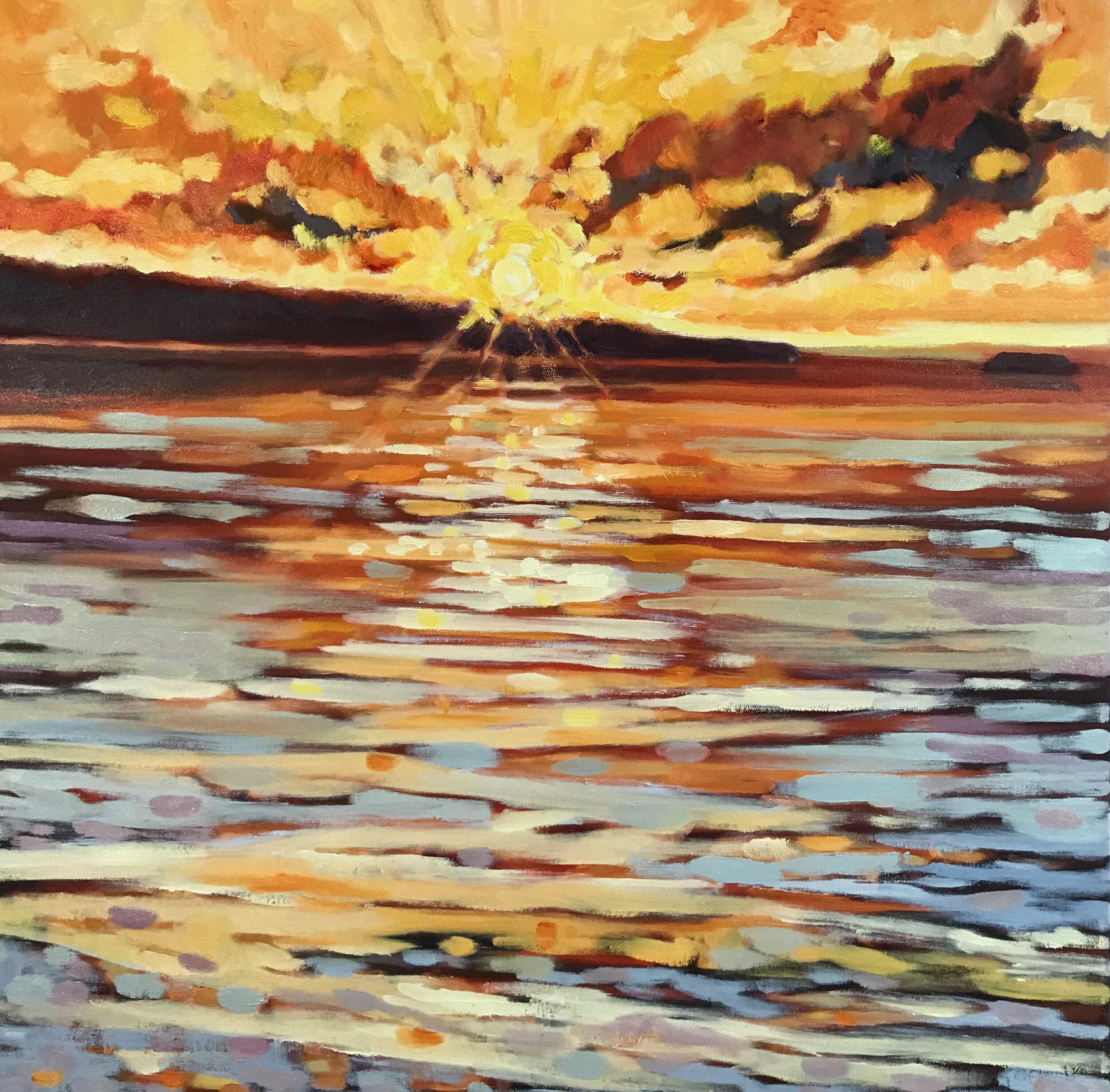 Last Light Kauai oils 24 x 24