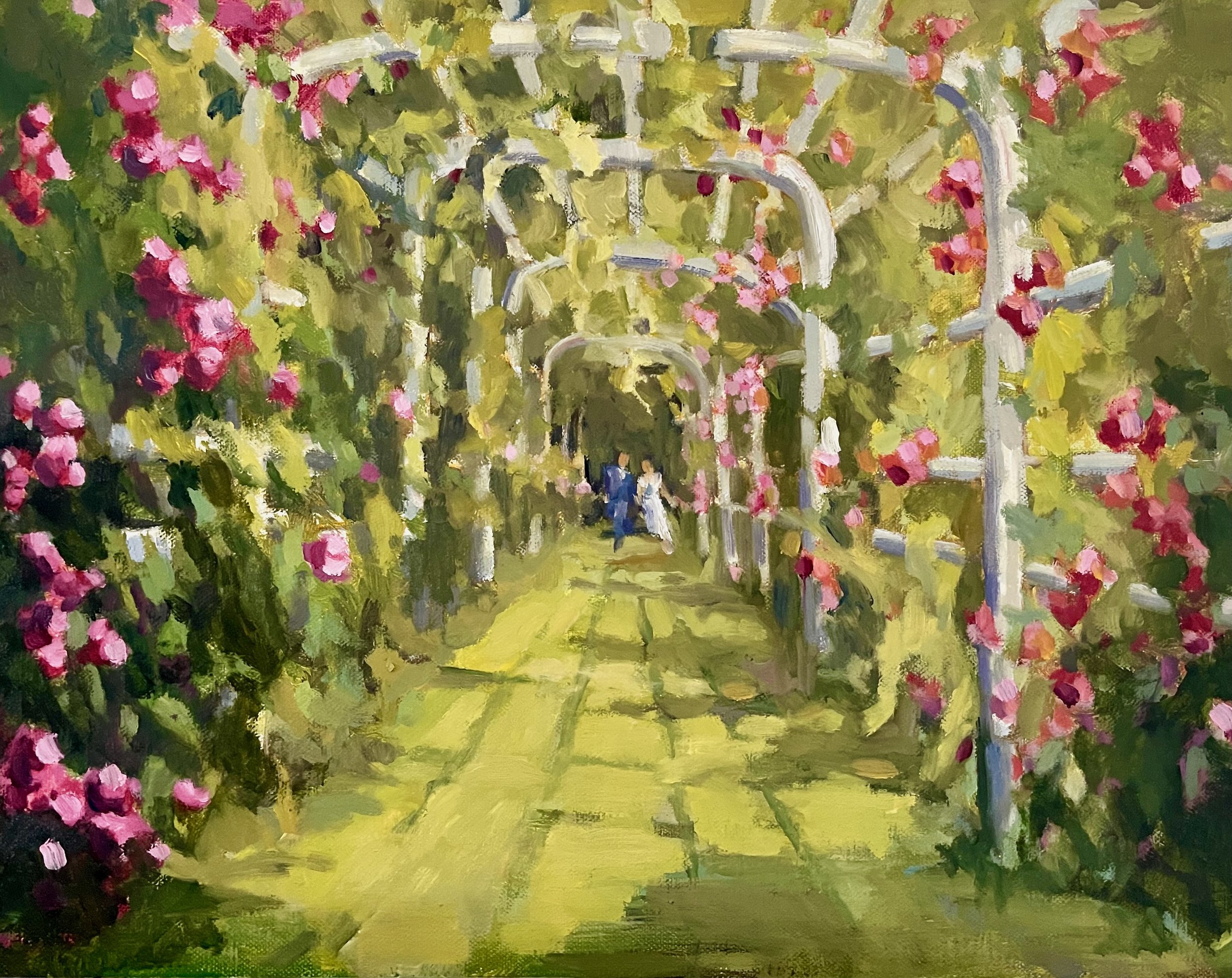 Roses Are Red, oils, 11x14