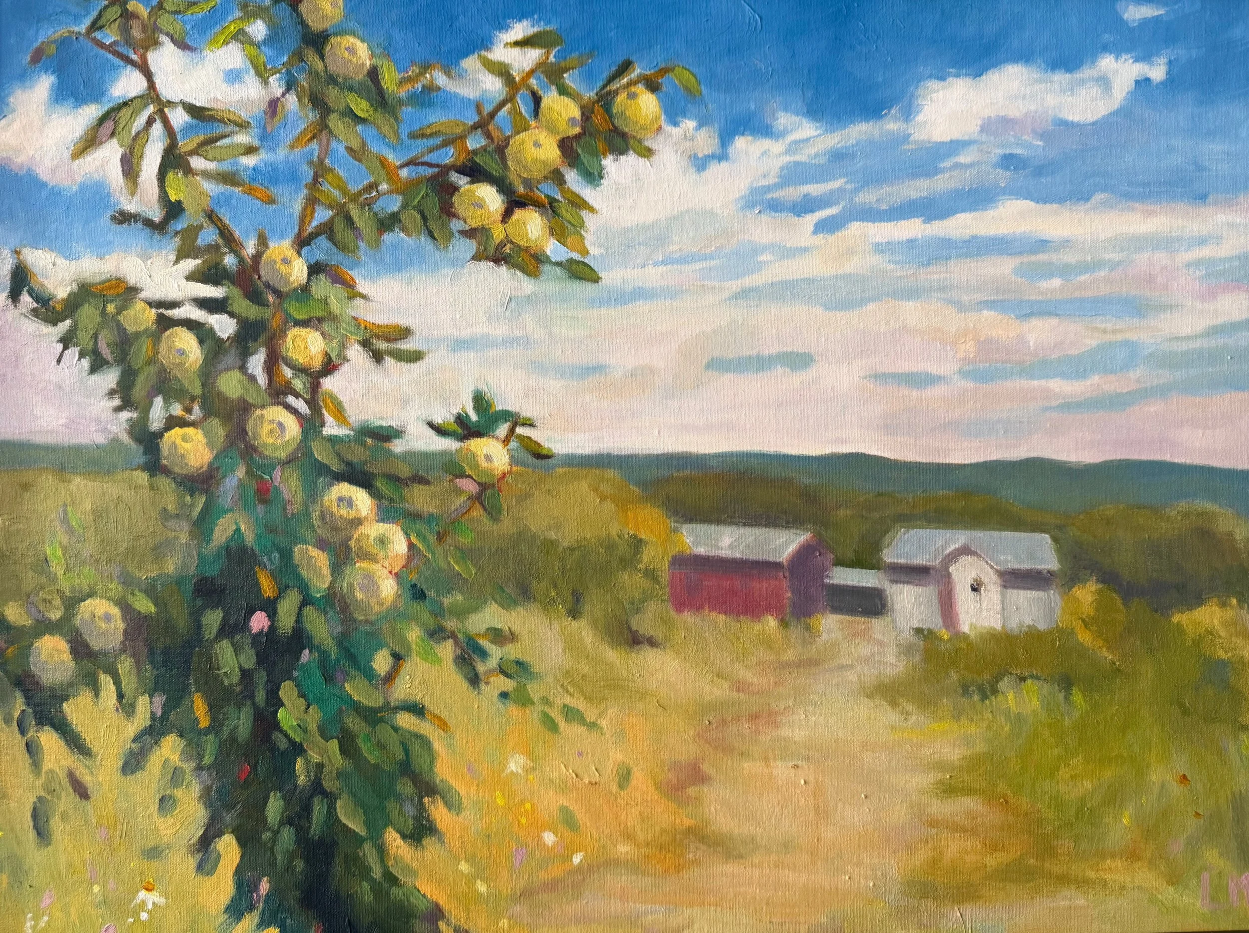Golden Apple, oil, 18 x 24