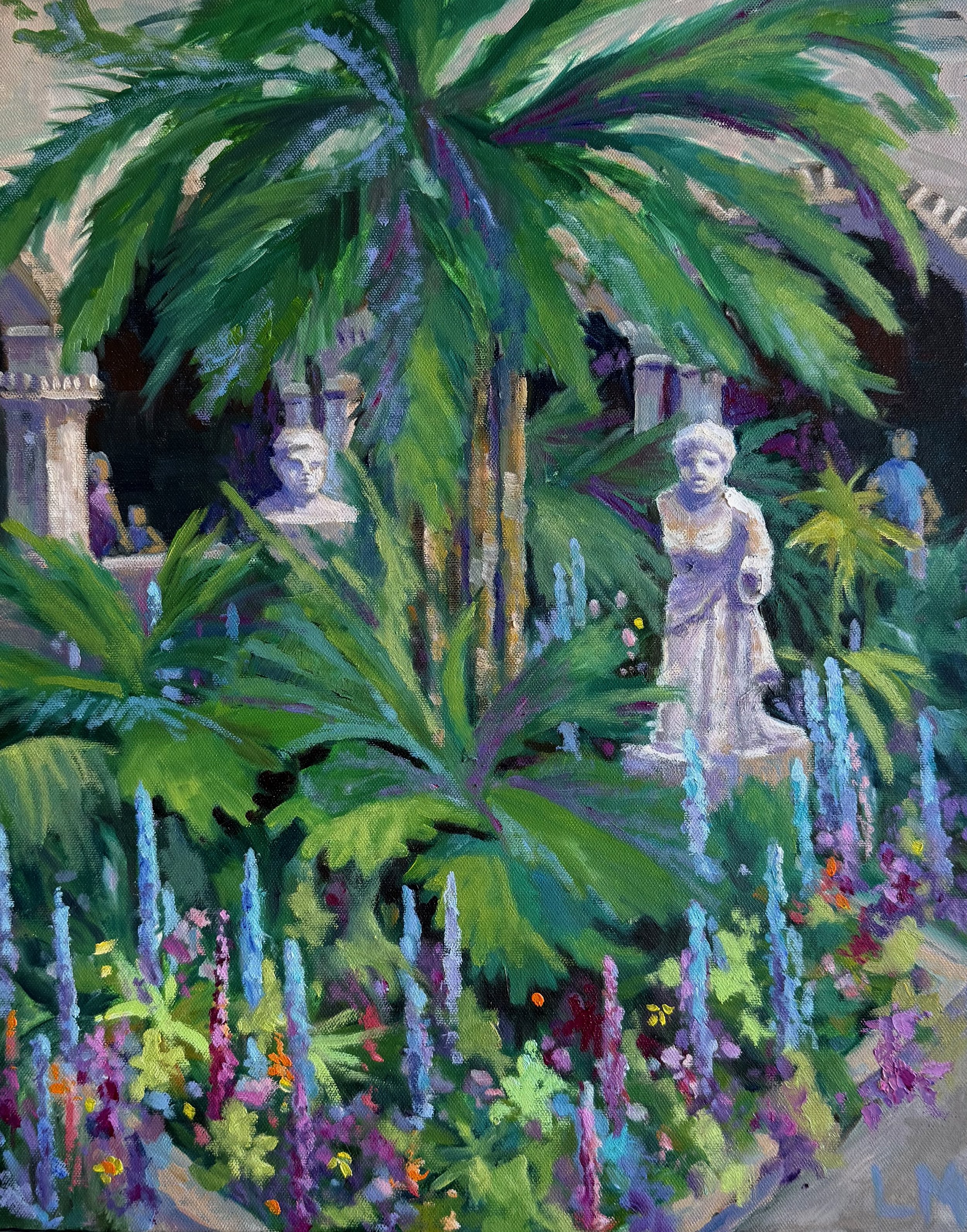 Isabella Holds Court, oils, 16x20.jpeg