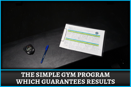 The Simple Gym Program Which Guarantees Results
