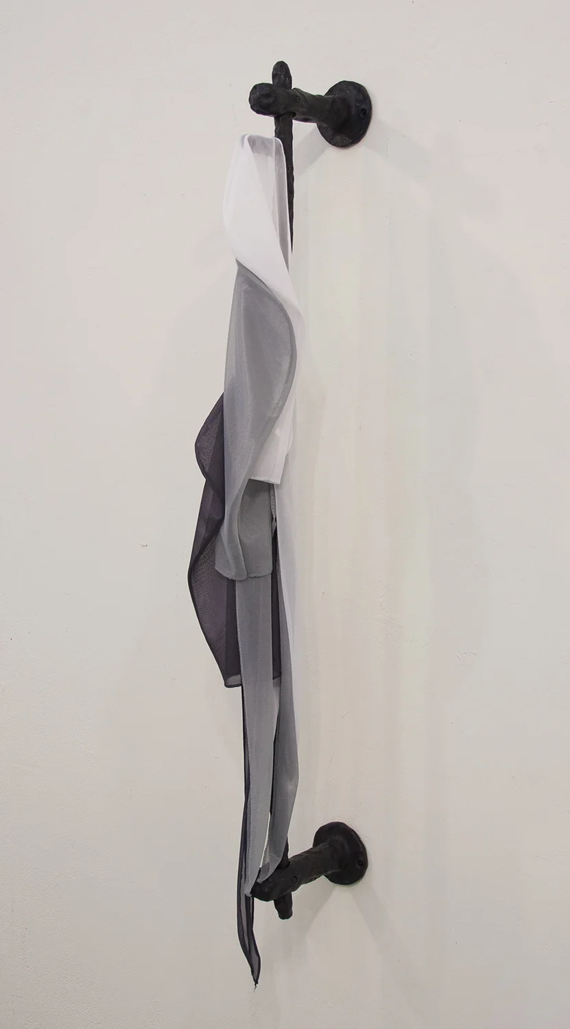 Du-Rack 2015 Glazed Ceramic, Du-Rags 56" x 4.5" x 8"