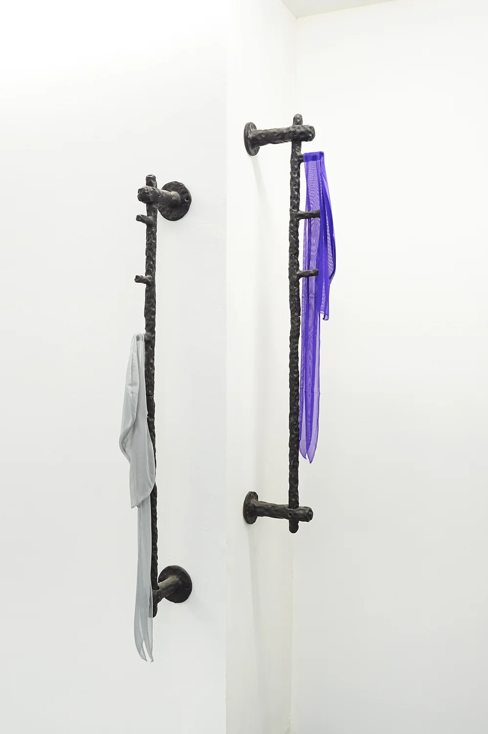 Du-Racks 2016 Glazed Stoneware, Du-Rags 56" x 4.5" x 8"