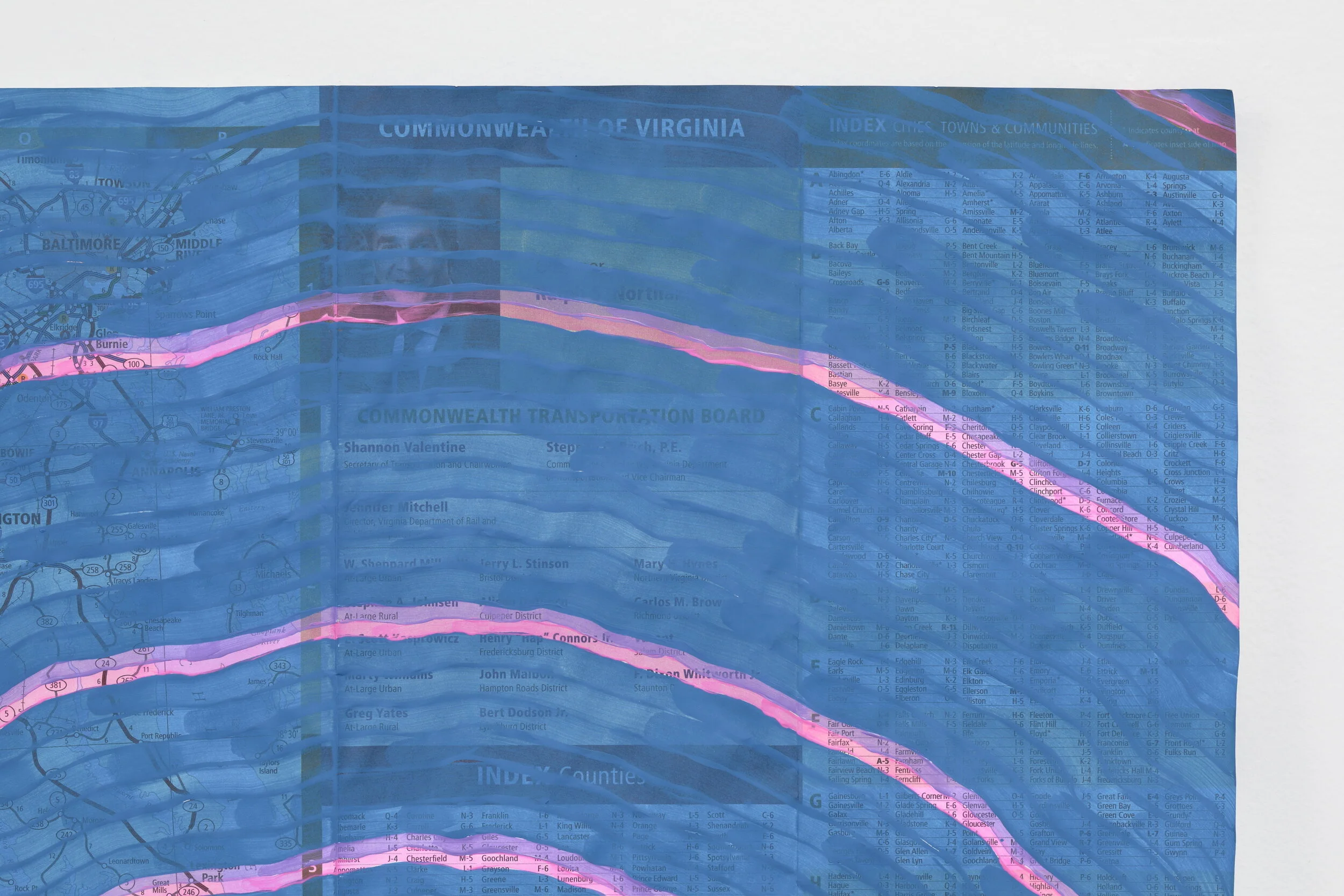 Chesapeake Bay Impact Crater, VA Map detail