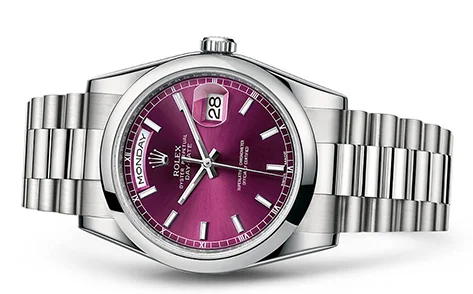 Rolex Day-Date 36mm Platinum 118206 Retail Price: $57,600 Our Price: $50,095 Call for additional savings: 215-922-4367