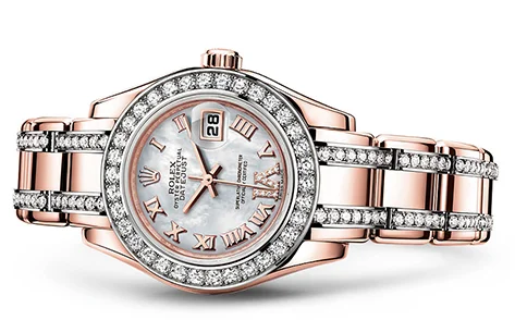 Rolex Pearlmaster 29mm 18K Rose 80285 Retail Price: $79,200 Our Price: $55,950 Call for additional savings: 215-922-4367