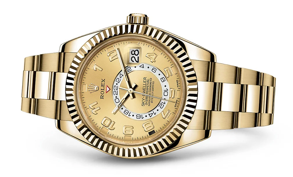 Rolex Skydweller 42mm 18K Yellow 326938 Retail Price: $46,150 Our Price: $ 36,995 Call for additional savings: 215-922-4367