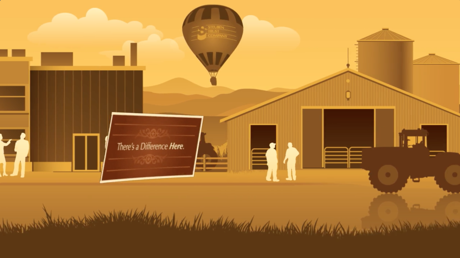  CONCEPT | CREATIVE DIRECTION | TEAM MANAGEMENT  Working closely with the bank's marketing staff along with internal and external creative team members, this commercial delivered beyond client expectations. It went on to inspire a successful series o