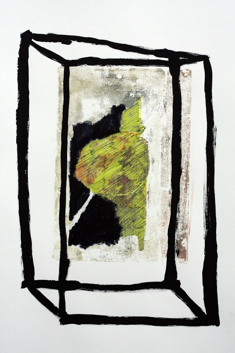 Engine #1 oil, pen and graphite on paper / 60cm x 42cm