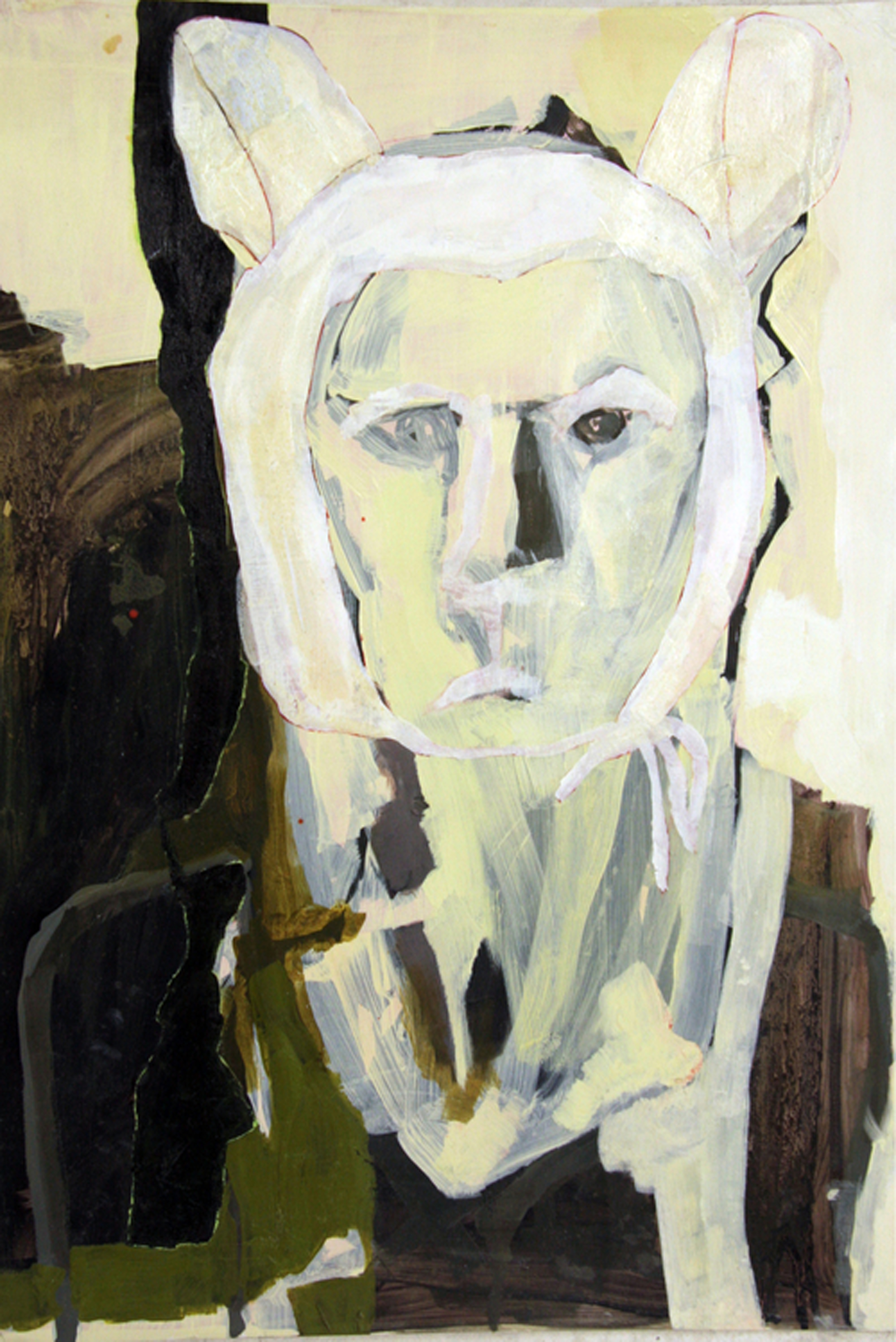 Little Lion Man oil on paper / 80 x 60 cm