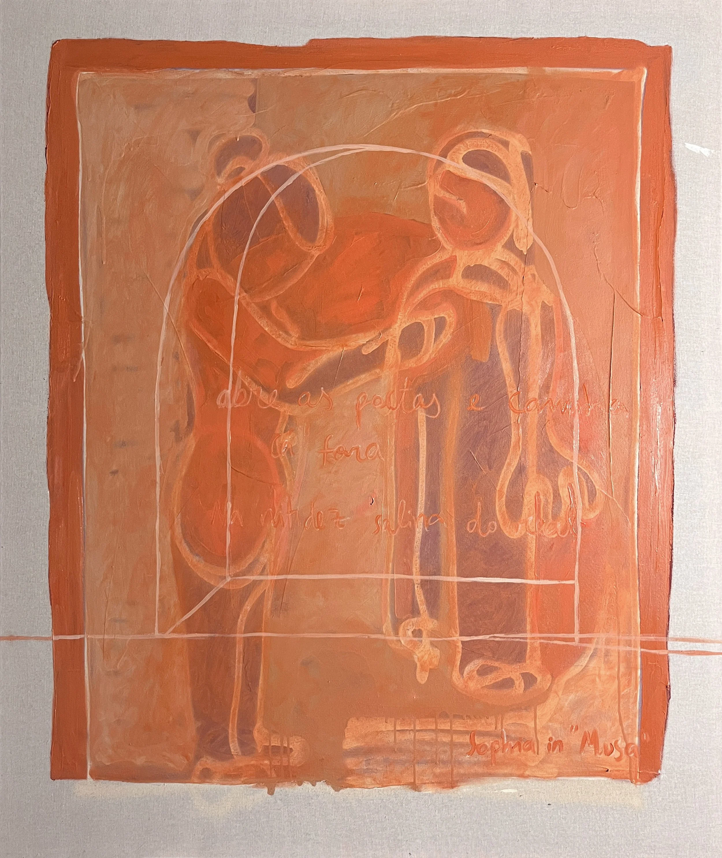  Relicário da Musa (Muse Reliquary)  Oil on canvas  100 × 120 cm 