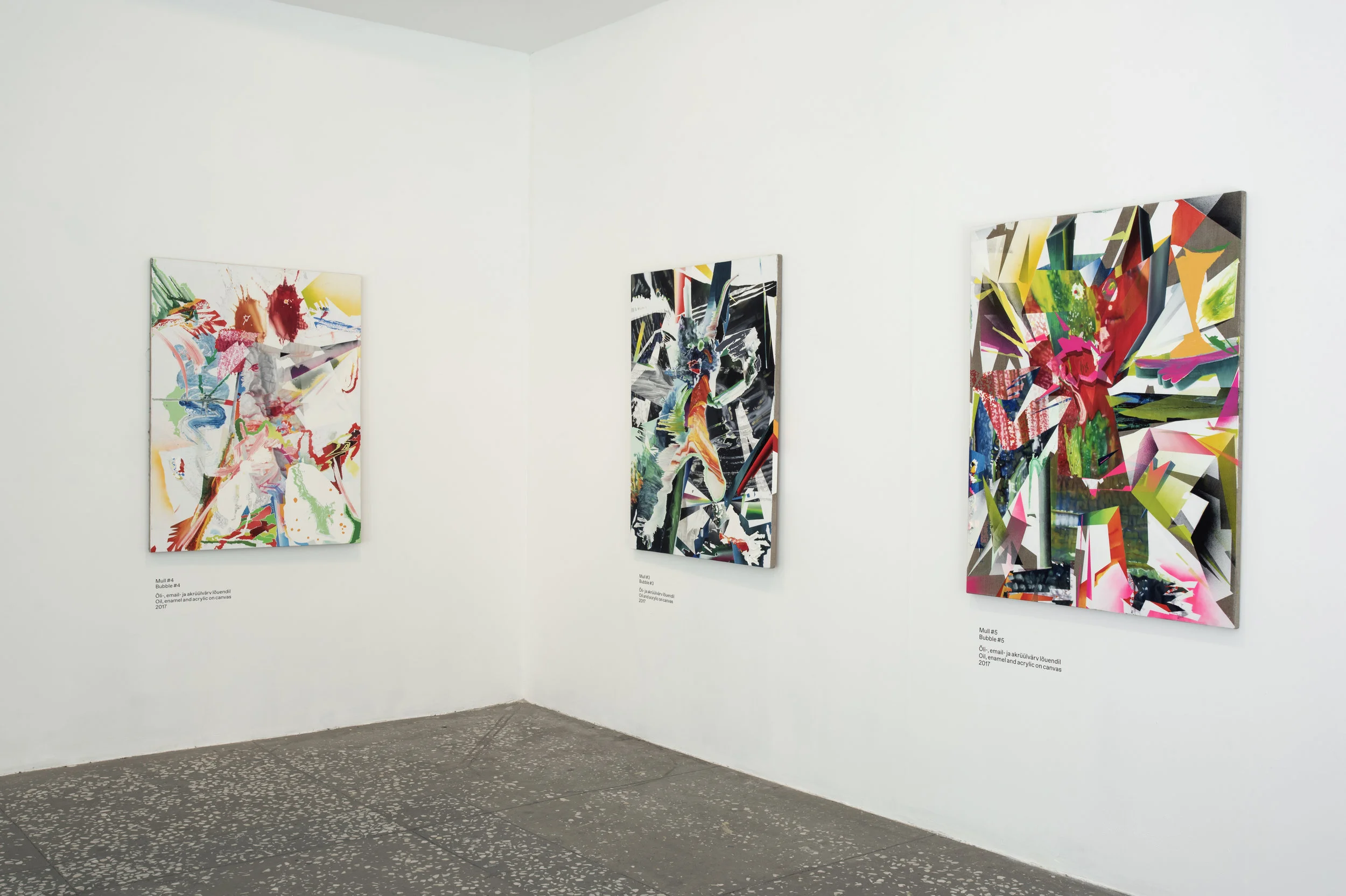 "Bubbles" exhibition views Tallinna Linnagalerii, photos by Karel Koplimets