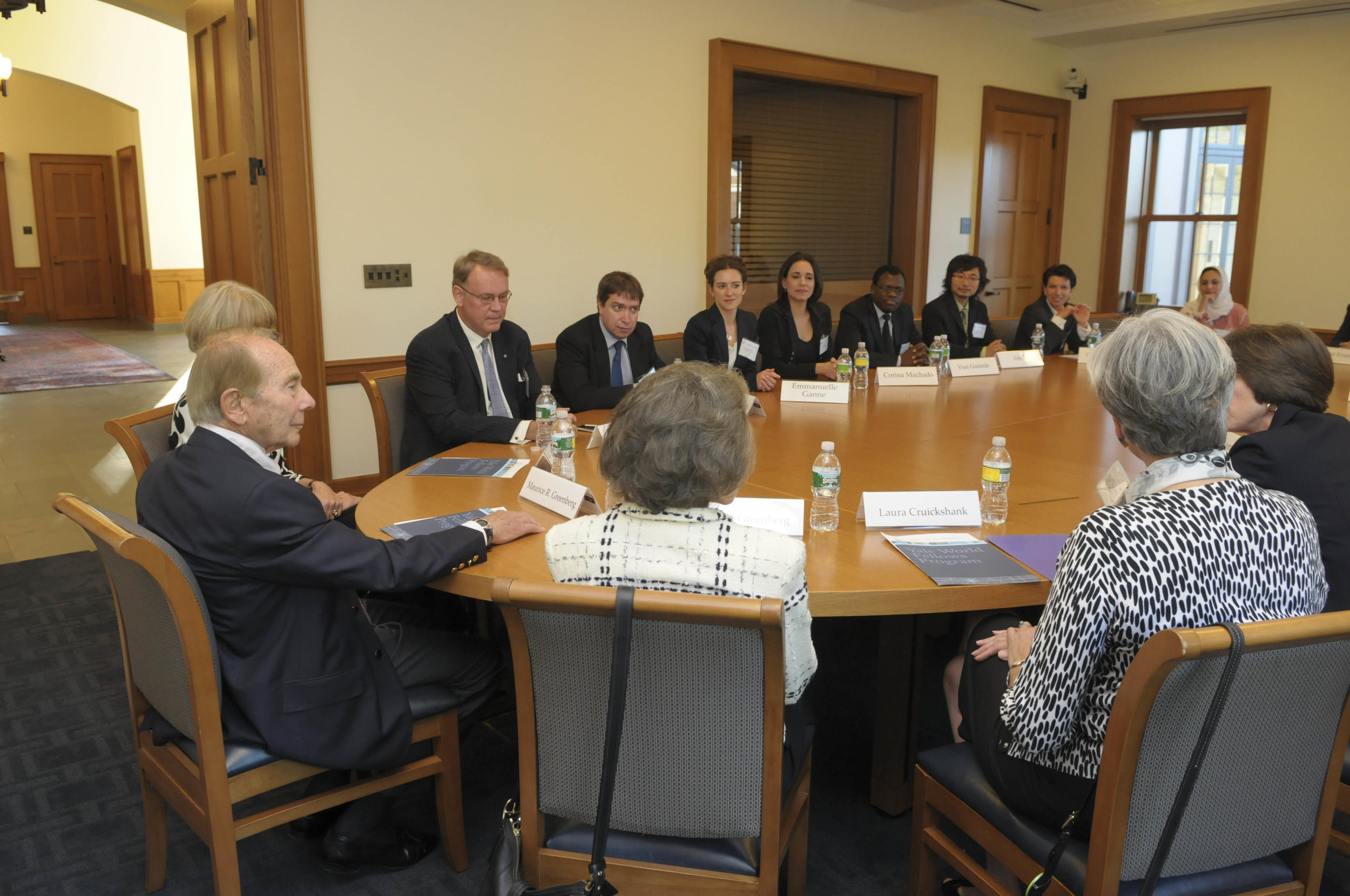 Conference Room Round Table Discussion