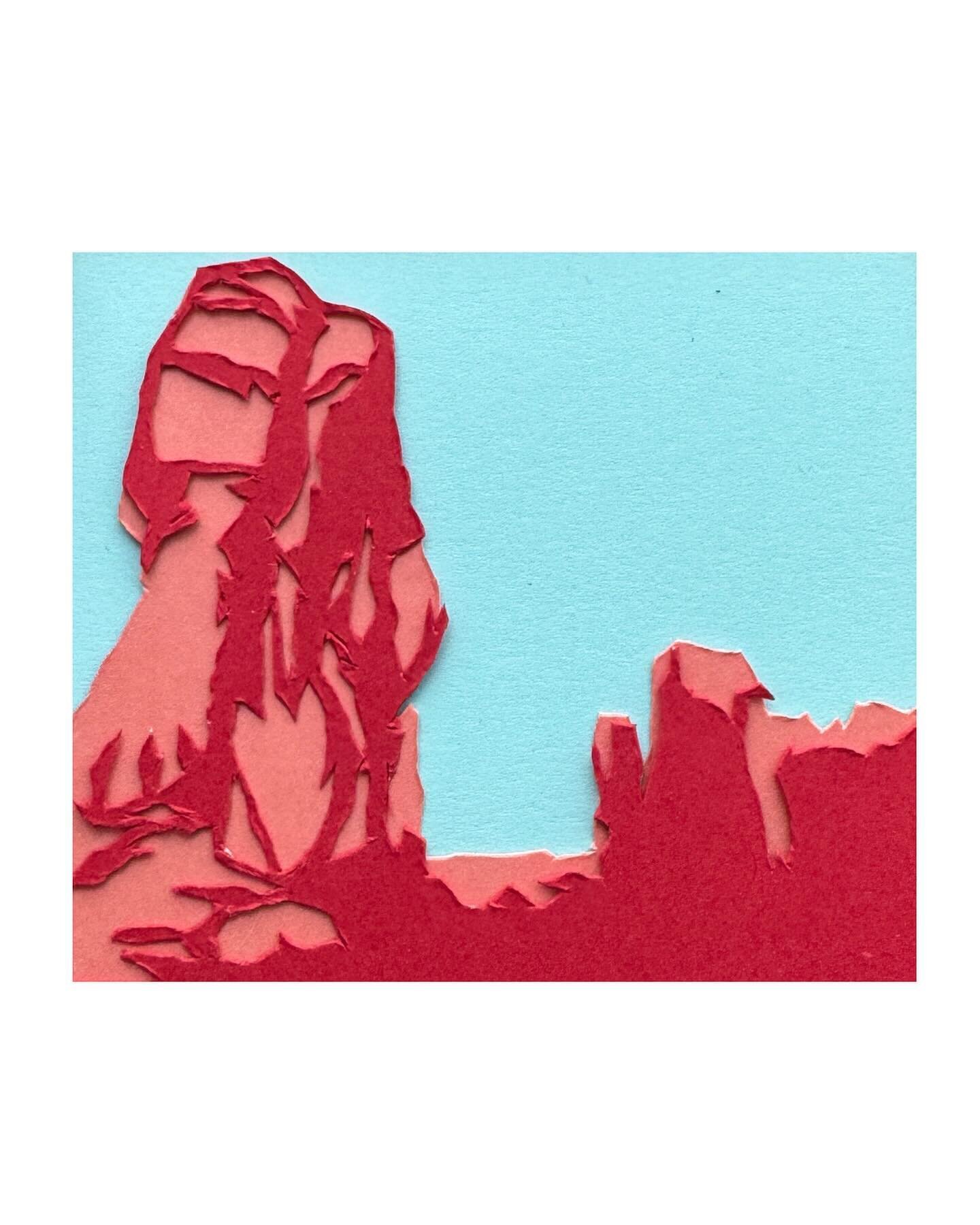 &lsquo;Arches triptych (II), Garden of Eden.&rsquo;
Hand-cut paper, collectively 9&rdquo; x 2.5&rdquo;. 2024.
&mdash;
#arches #archesnationalpark #moab #utahdesert #nationalpark #papercut #papercutting #papercutart