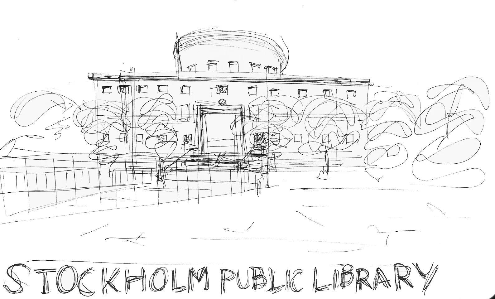 Lewis Holiday - Sketch - Stockholm Public Library 2.jpg