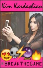 The cover of Kim Kardashian: Break the Game , featuring Kim and a variety of emoji.