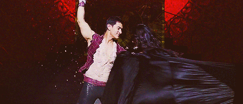 An EXTREMELY BOLLYWOOD MOMENT in animated gif format.