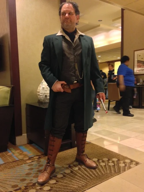 Javier Grillo-Marxuach in cosplay.