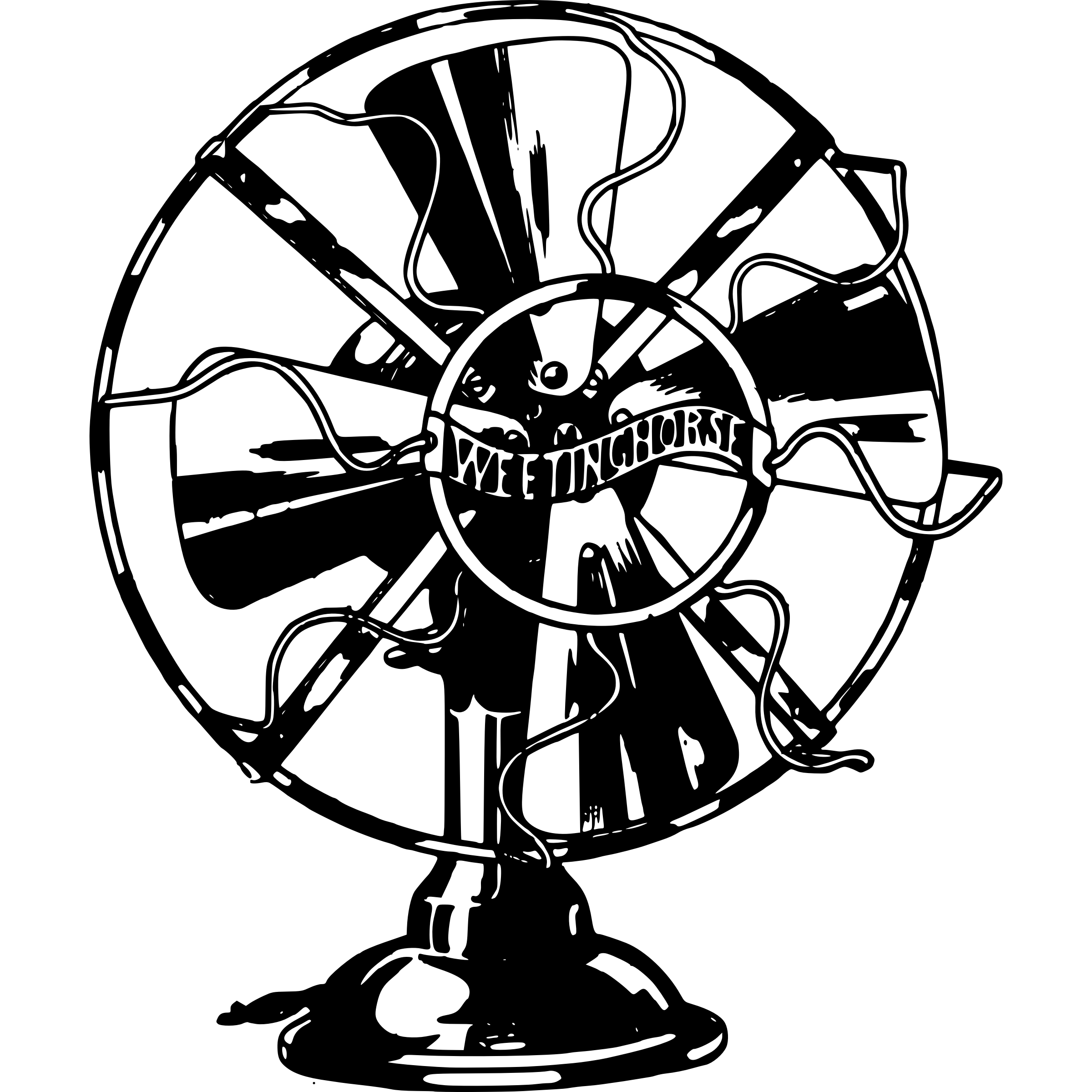 Episode 1’s cover: a large tabletop fan.