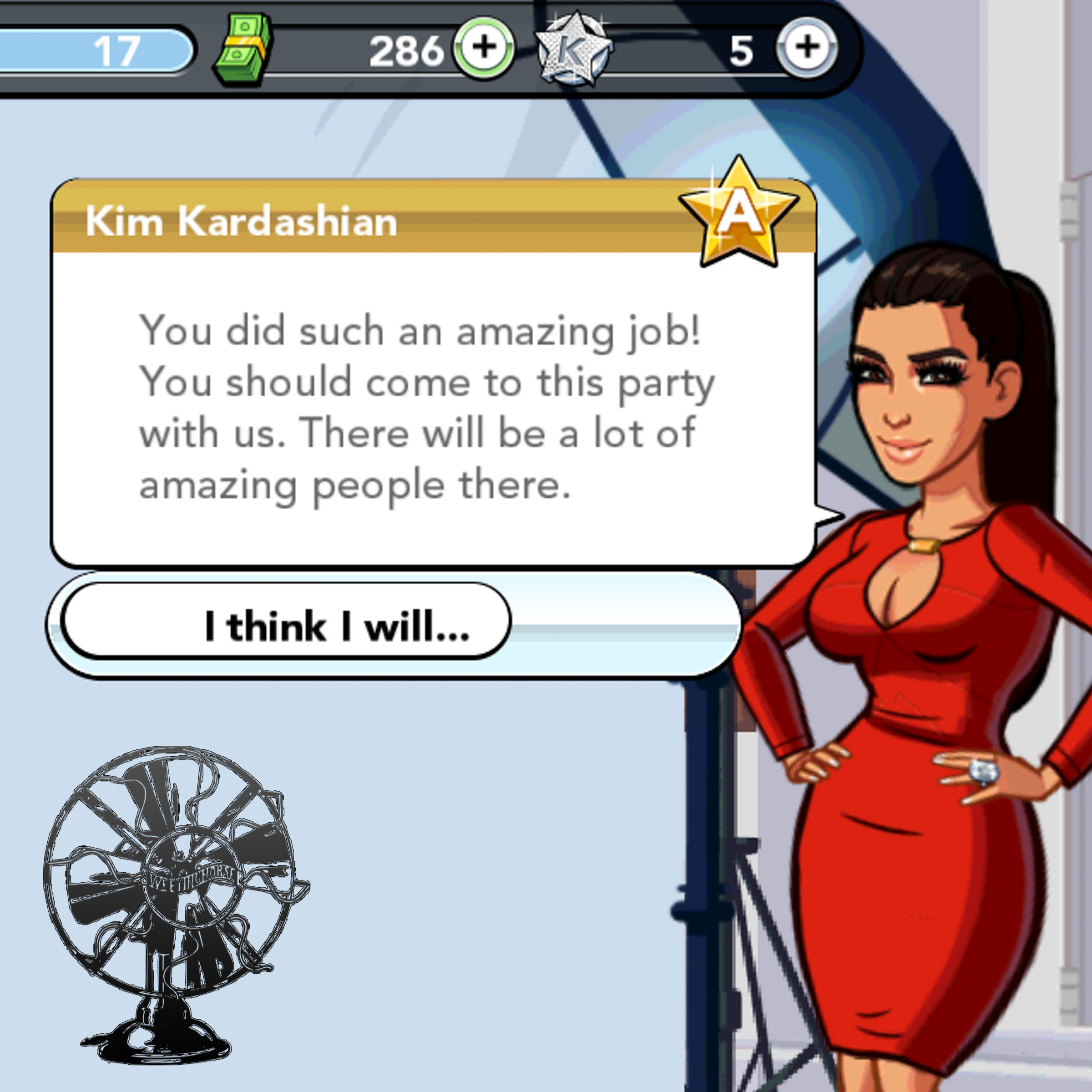 Episode 24’s cover: a screenshot from Kim Kardashian’s mobile game.