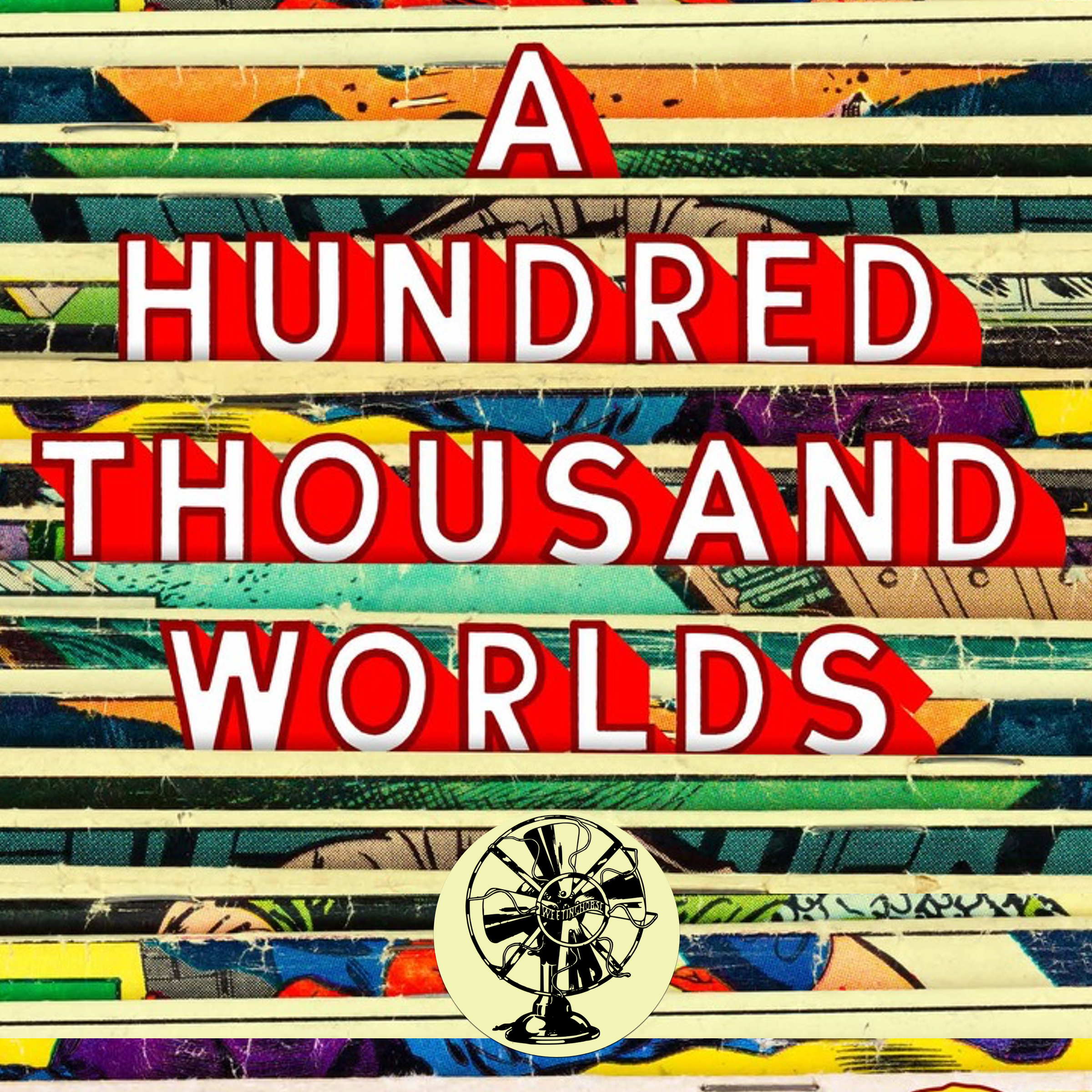 Episode 33’s cover: the cover of the book A Hundred Thousand Worlds.