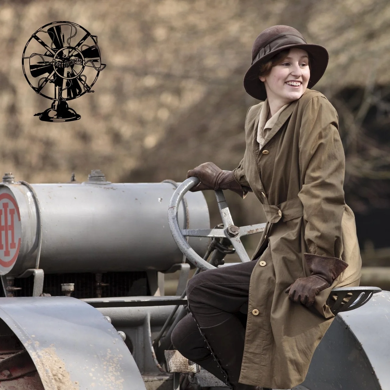 Special Episode 9’s cover: Lady Edith driving.