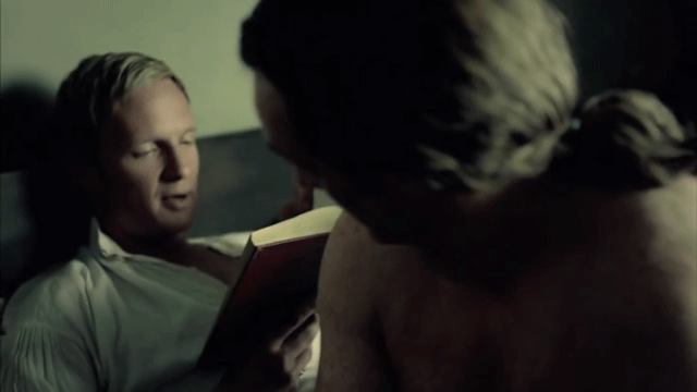 Gay Black Sails reading to each other!