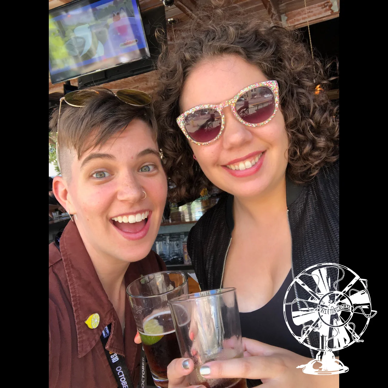 Flourish and Elizabeth cheer their 4th anniversary