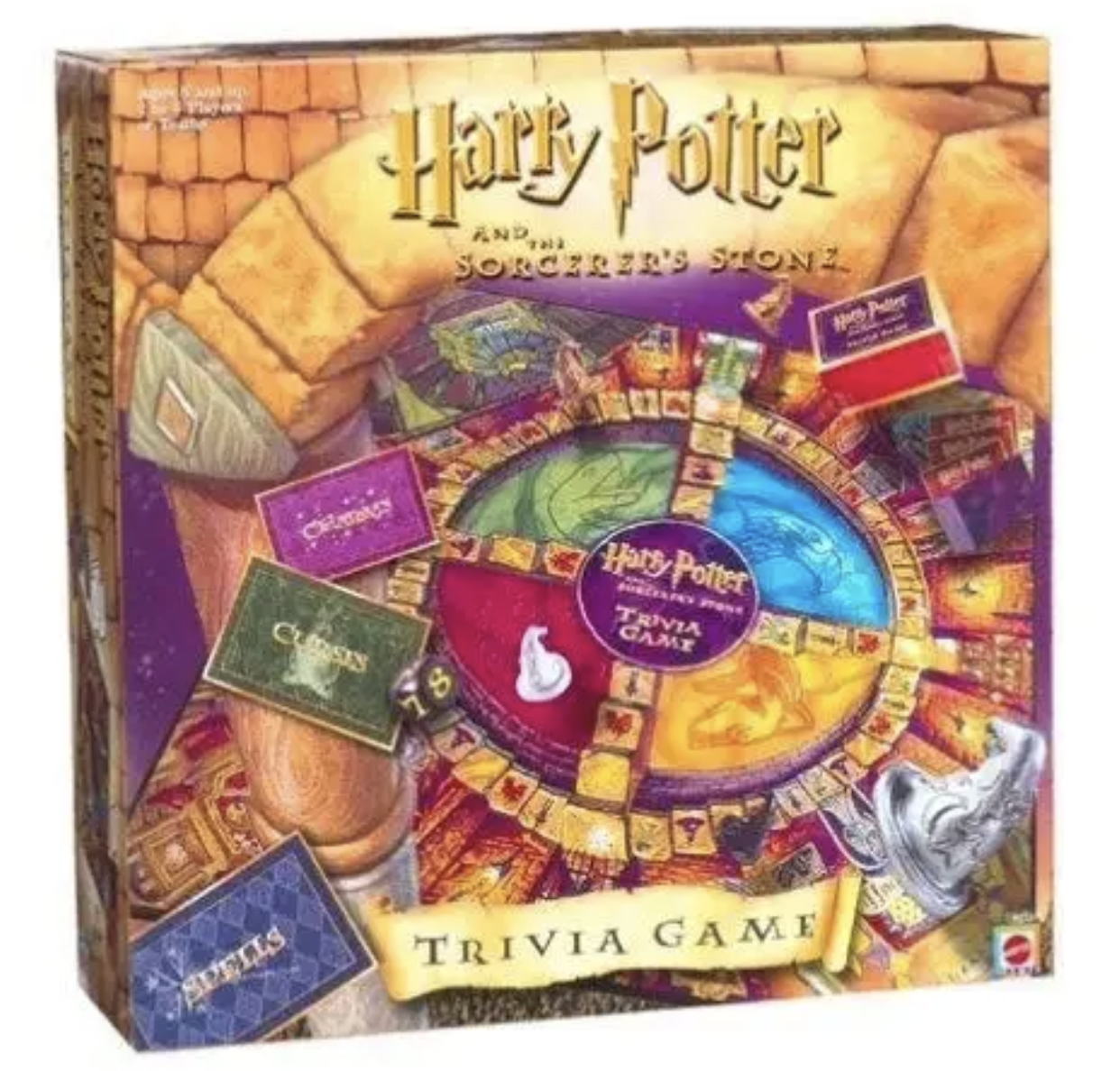 HARRY POTTER AND THE PHILOSOPHERS STONE TRIVIA GAME SPARES PIECES PARTS ONLY 
