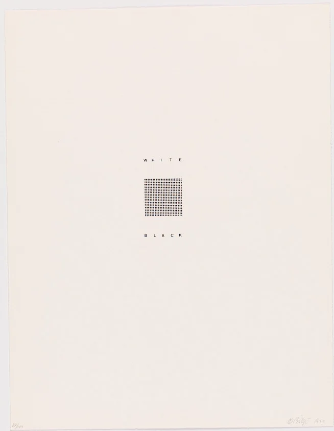 WORDS / NUMBERS / LINES, p6, 1977