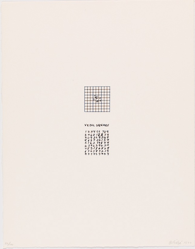 WORDS / NUMBERS / LINES, p8, 1977