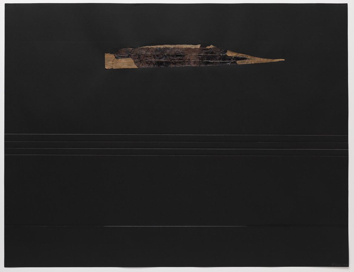 Line Plus Time Plus Torn #2, 1975