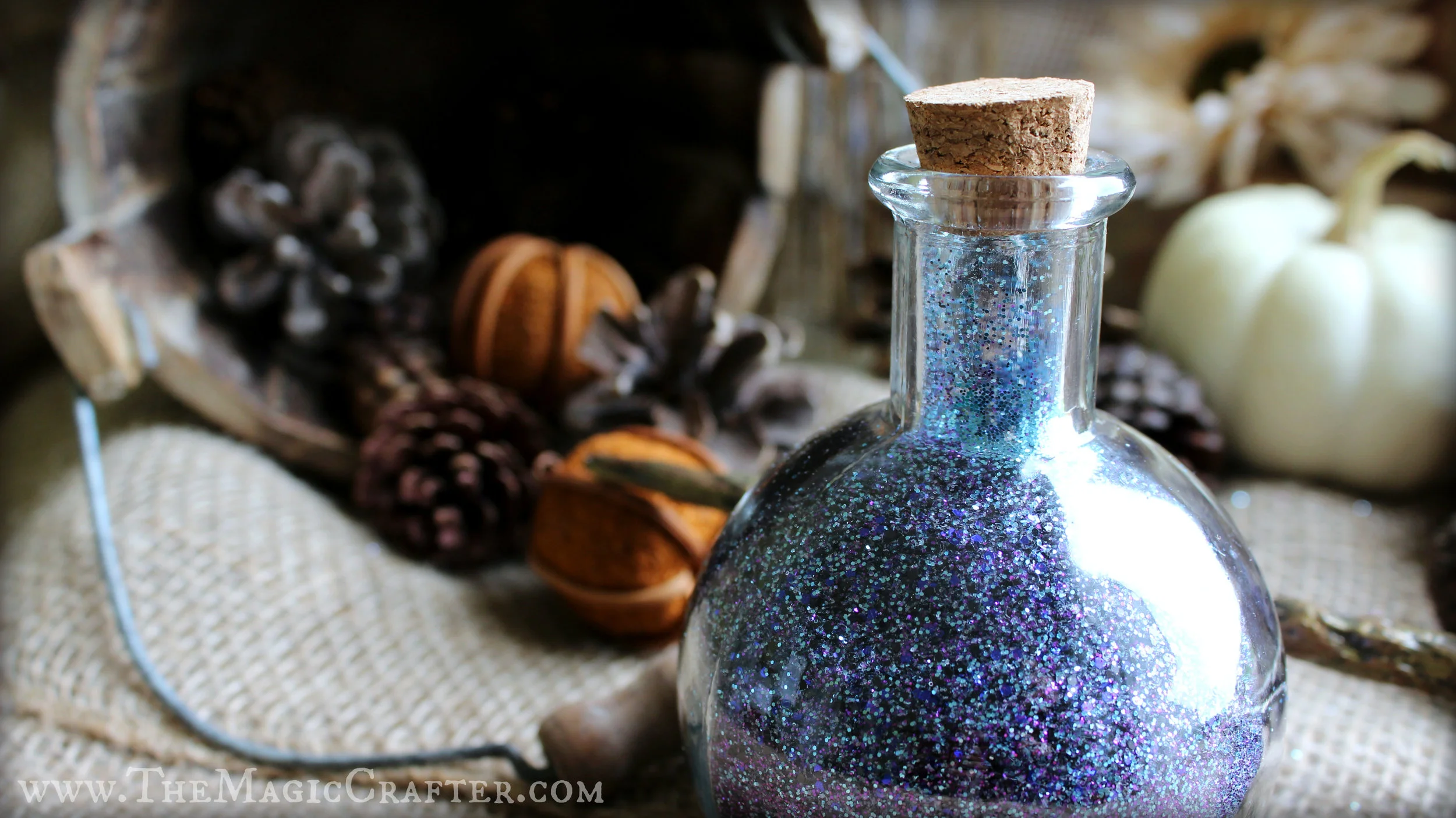 Magic potions make great props to use for decorating your home for Halloween. Whether you choose to scatter the fairydust or not is up to you!&nbsp;