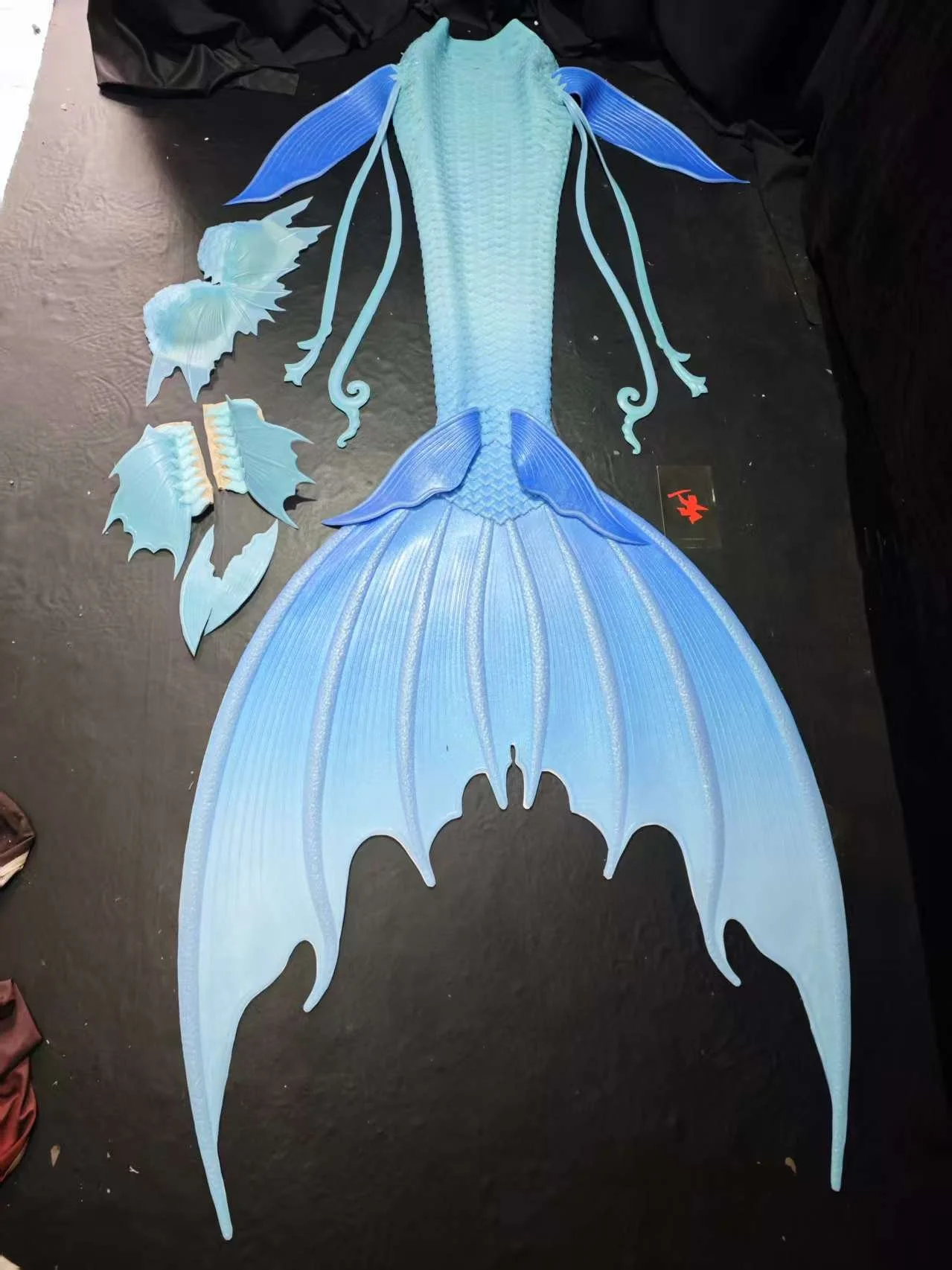 lake michigan blue silicone mermaid tail - the magic crafter.jpg
