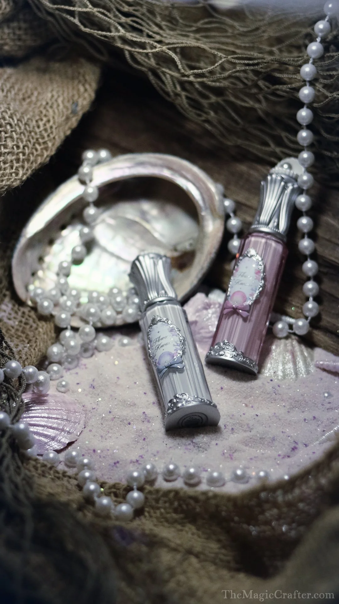 Mermaid lip gloss from the Flower Knows Shell's Jewel collection. Photo by The Magic Crafter
