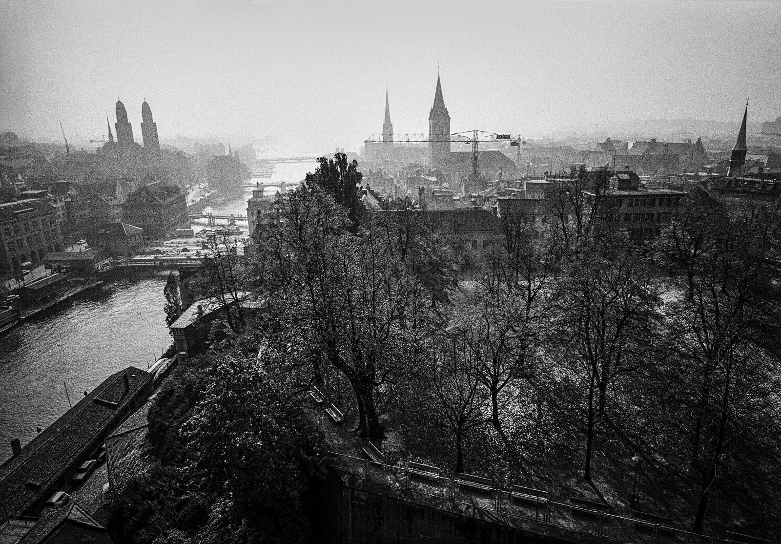  Seesicht vom Lindenhof, Zürich 1973 