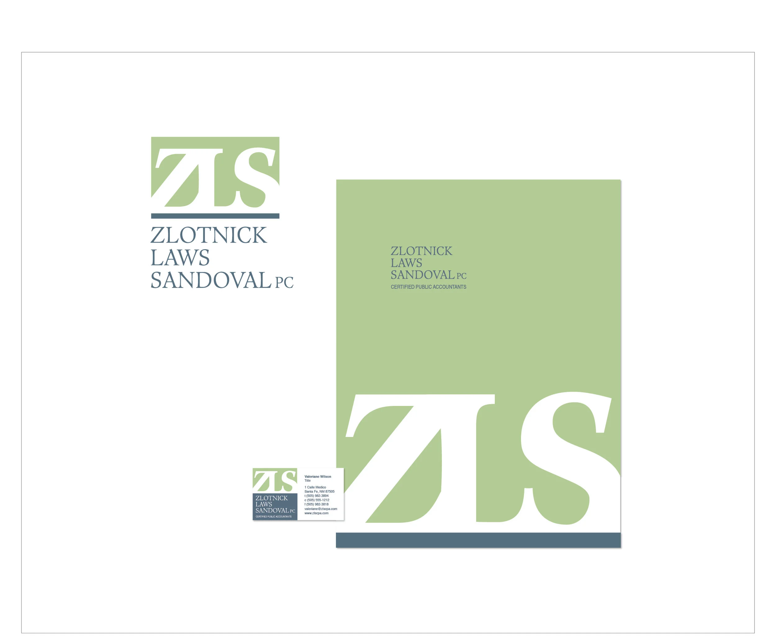 clean, expert, and modern identity for accounting firm 