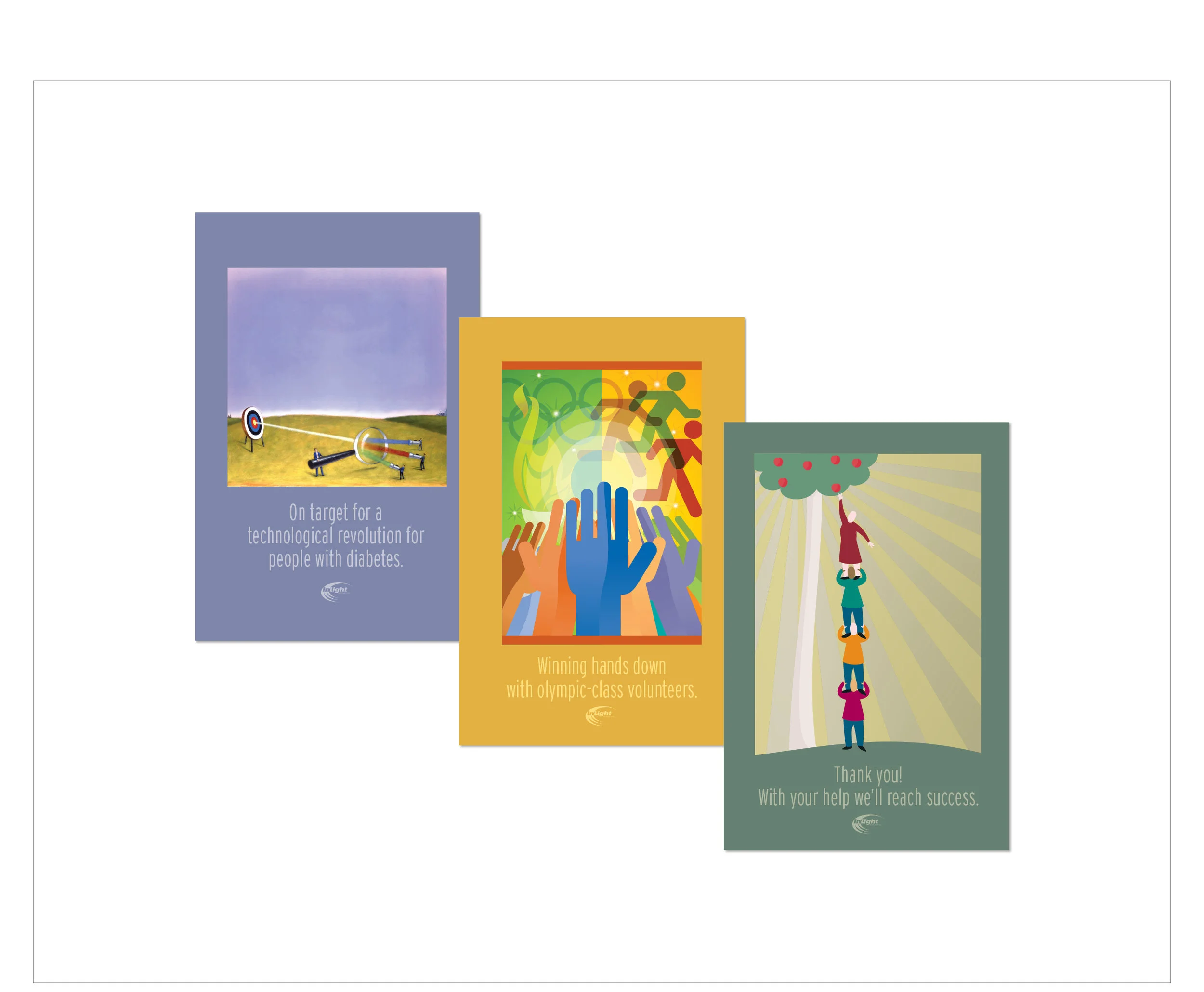 motivational art posters for volunteer medical research program