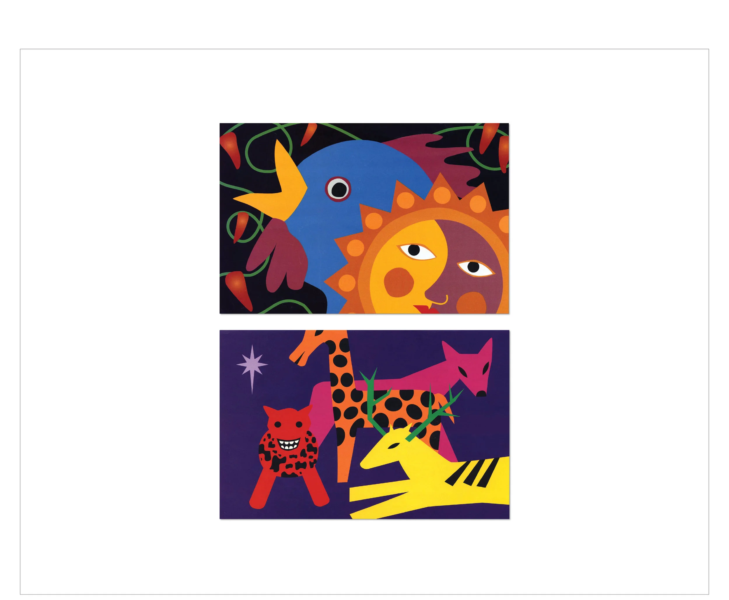 direct mail announcements for Mexican folk art sale