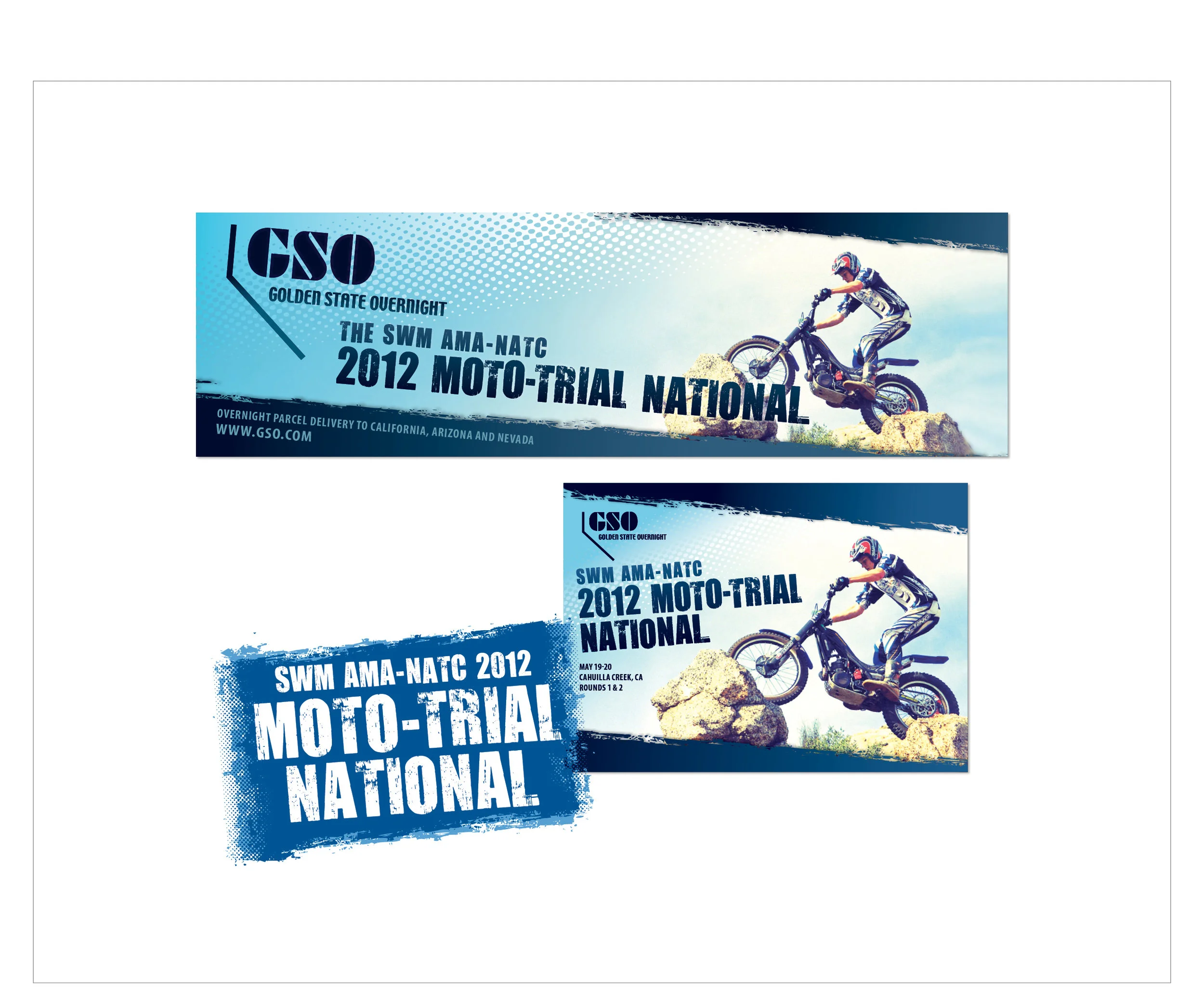 moto-trial competition graphics