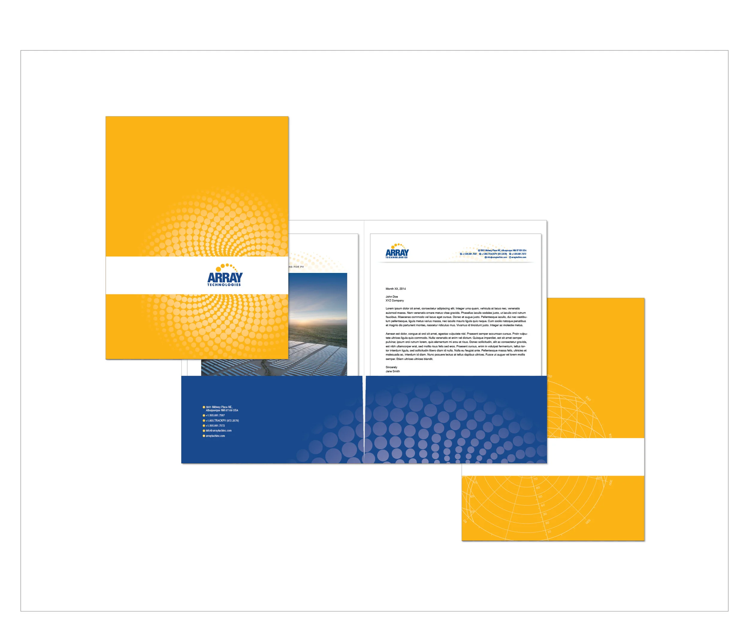 folder for sales kit