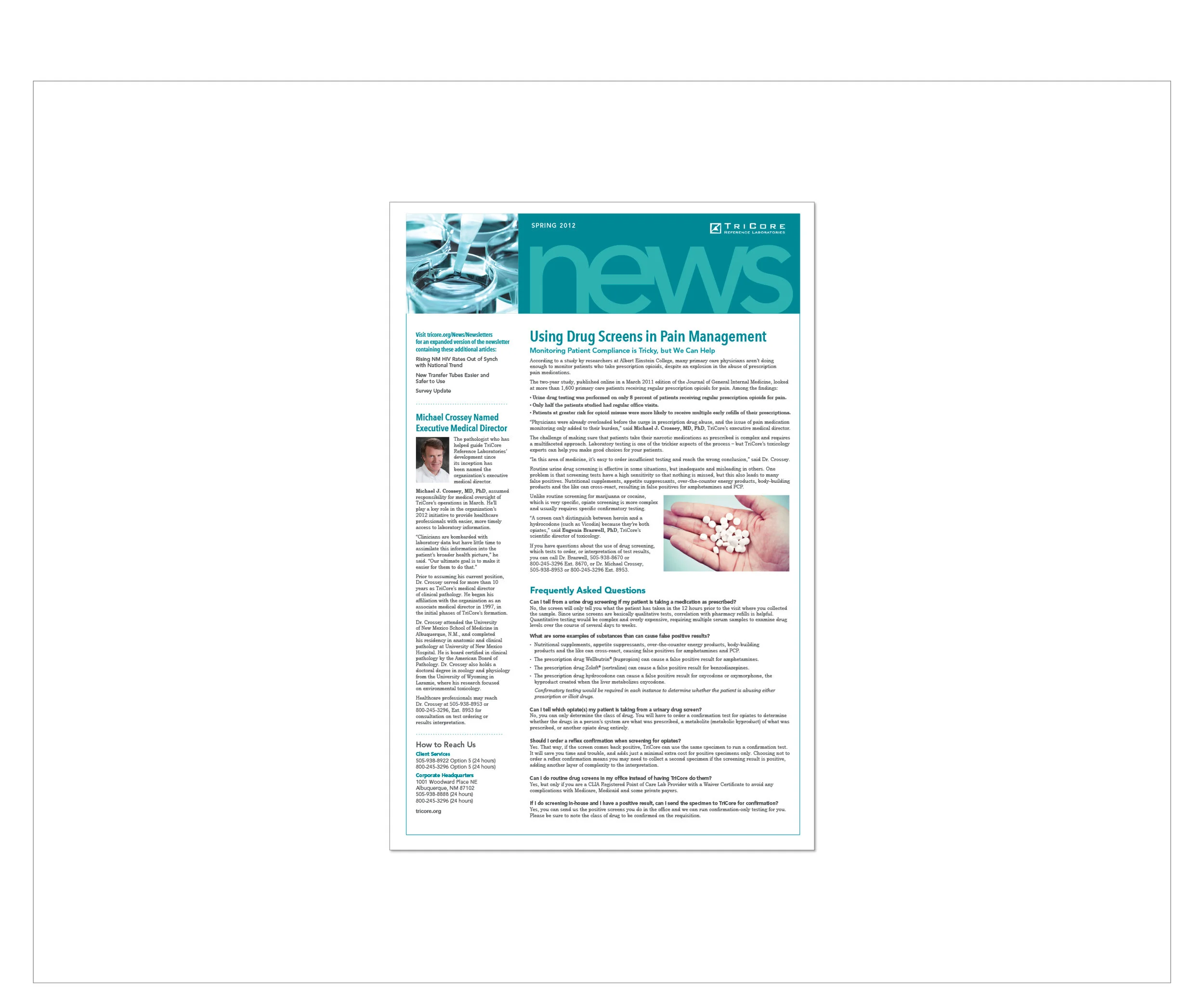 newsletter print and for web