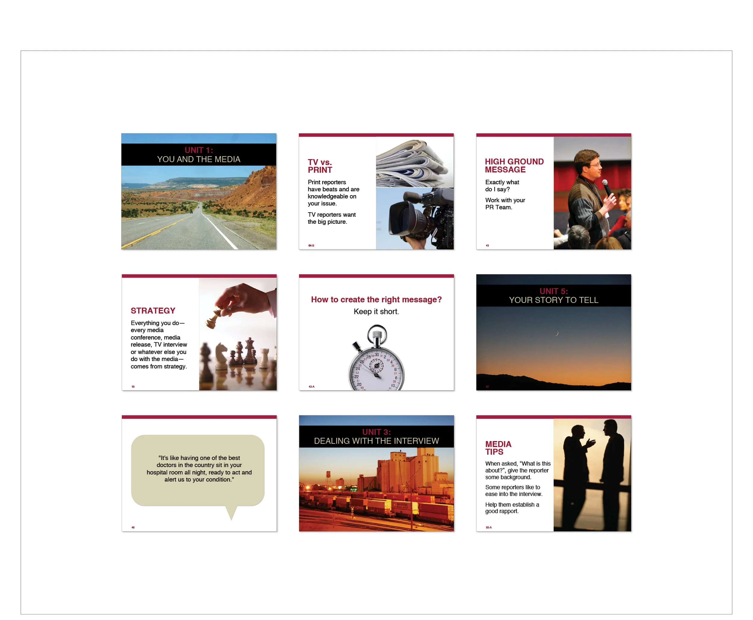 media training PowerPoint presentation
