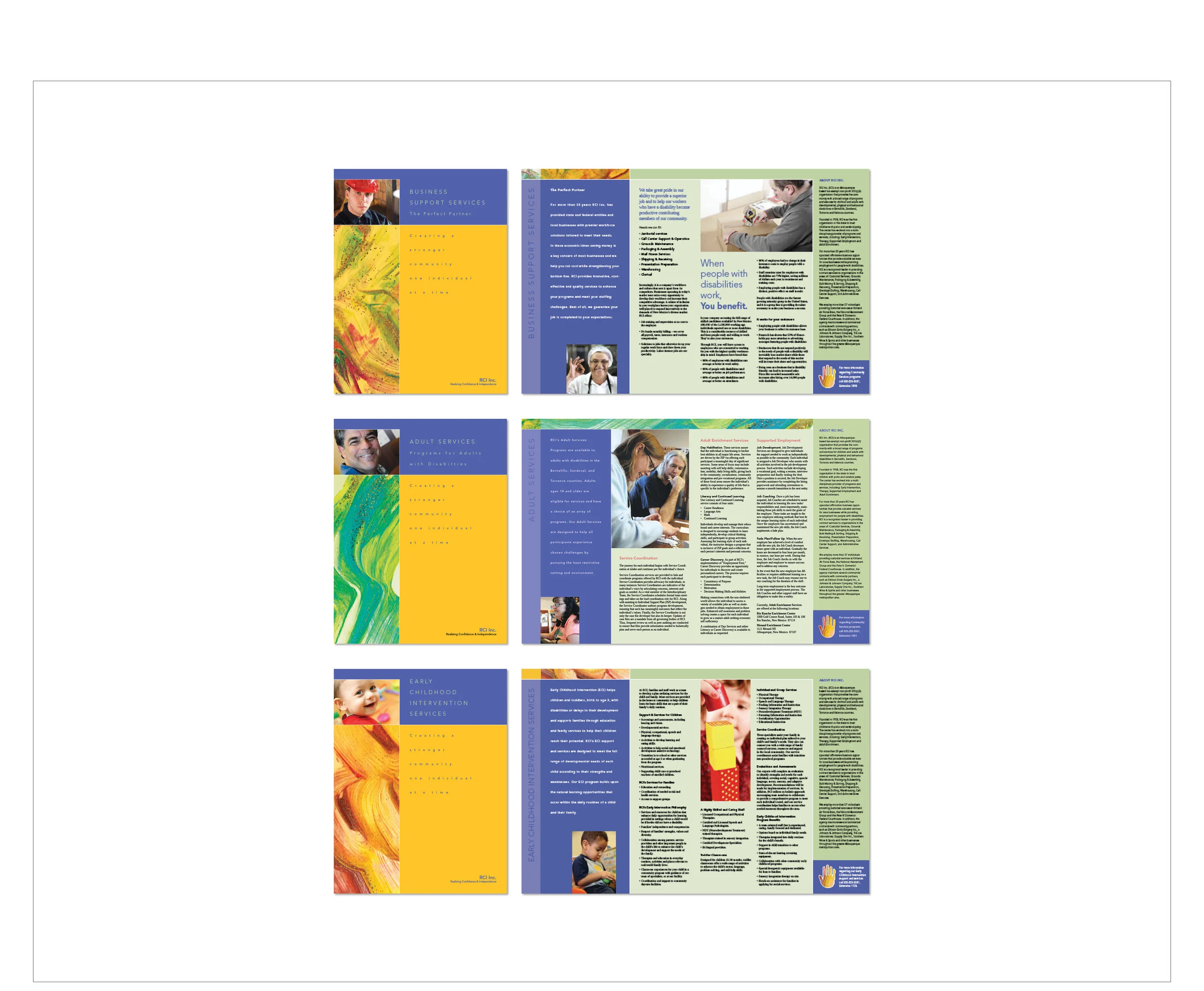 service brochures