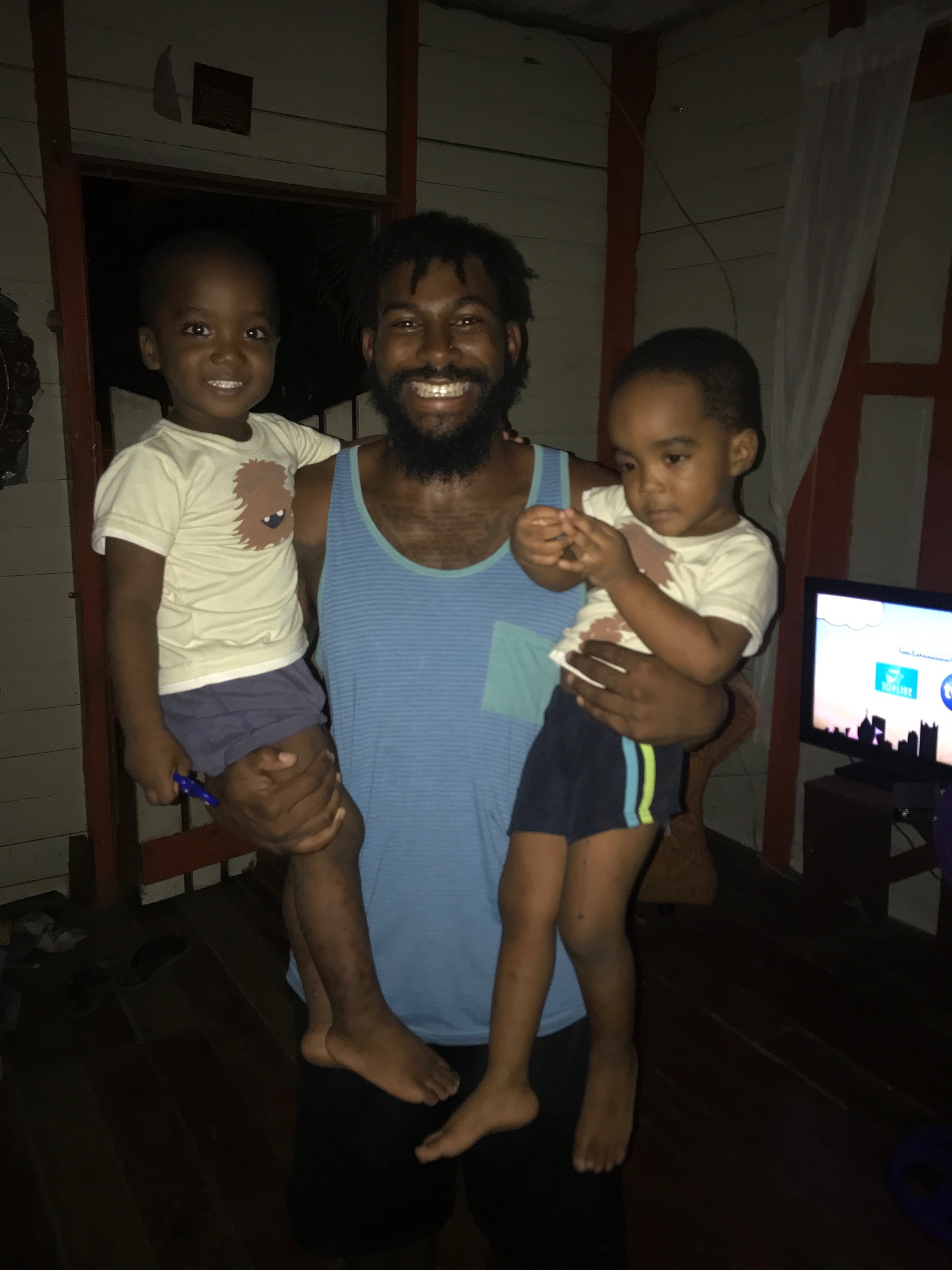 Dylan and Devon, Vince's little buddies