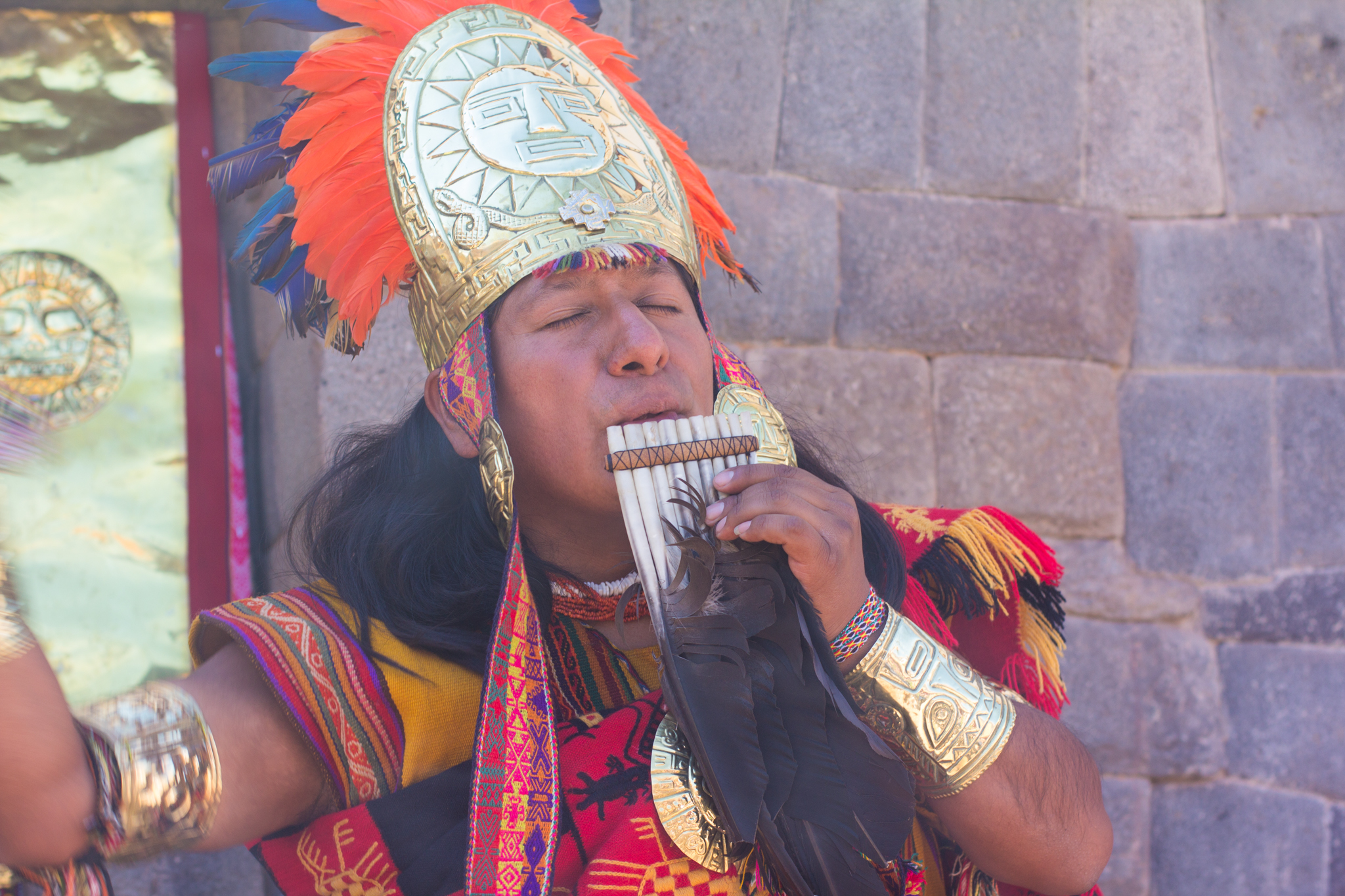 This is not a Shaman, but he is dressed similarly to how a Shaman might dress. 